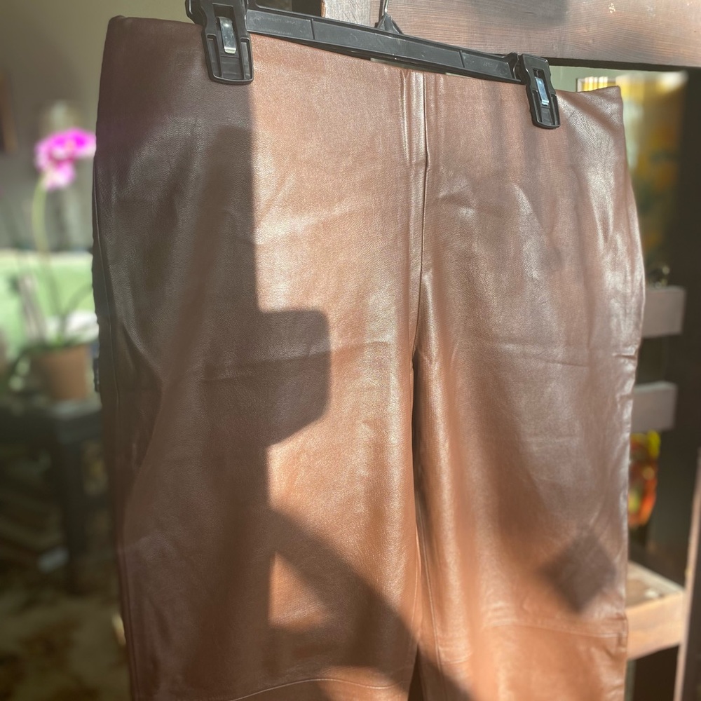 Boston Proper Vegan Leather Pants - Large (but runs small)